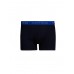 Tommy Hilfiger ανδρικά βαμβακερά boxers 3pack σε σκ. μπλε χρώμα με διαφορετικό χρώμα στο λάστιχο, άνετη γραμμή 95%cotton 5%elastane UM0UM02763 05K